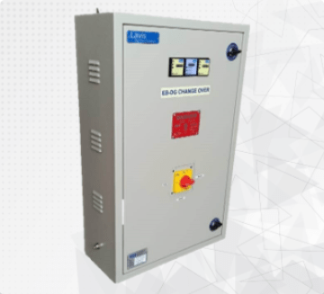 Illustration of an auto mains failure control panel